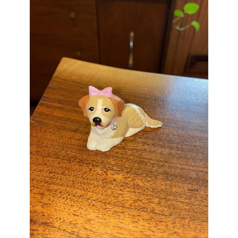 Kenner Littlest Pet Shop Beethoven Missy Girl Puppy Dog Figure Toy Pink 1993